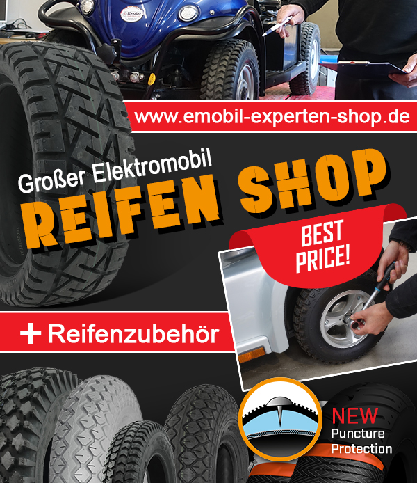 Reifenshop für Senioren-Elektromobile